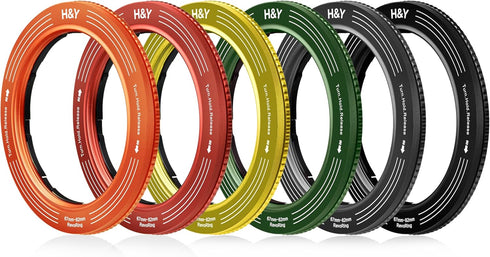 H&Y Step-Up Rings Adapter, Variable Step Up Ring Lens Filter Adapter Rings 67-82mm to 82mm