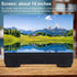 14'' Screen Magnifier with Bluetooth Speakers: 3D Projector Screen Enlarger for Movies and Games, Supports All