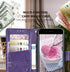 Wallet Case for iPhone SE 2020/2022/iPhone 8/7, Women Butterfly Embossed PU Leather Stand with Card Slots (Purple)