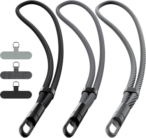 takyu Phone Lanyard, 3 Pack Adjustable Phone Wrist Strap Chain with Tether