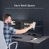 VIVO Universal Tablet Desk Mount, Single Arm Adapter for 2-in-1 Laptops, Holds up to 15.6 inch Monitors