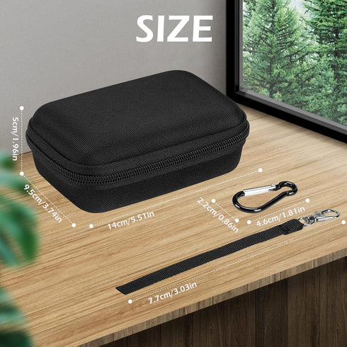 GeeRic Hard Case Compatible with JBL GO3, EVA Case for Protection and Outdoor Use