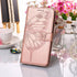 iPhone SE 2022/SE 2020 Case, Wallet Case for iPhone 6/6S/7/8, Butterfly Floral Embossed Leather Protective Flip Cover