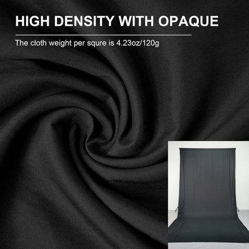 Ximaoy 5 6.5 Black Backdrop for Photography x Ft,Black Background Sheet for Photography,Photo Backdrop Curtain
