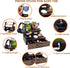 Gifts for Men Women Nightstand Organizer, Wood Phone Docking Station for Birthday, Mother's Day, Christmas, Walnut