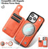iPhone 12/12 Pro Wallet Case with Card Holder, Compatible with MagSafe, PU Leather Flip Folio Protective Cover with