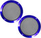 Unifizz Car Audio Speaker Cover (2pcs, 6.5'' Blue Mesh) Subwoofer Grill Horn Glossy Guard Protector