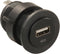 JR Products 15115 USB Charging Port - 2 x 2.1 Amp, Black
