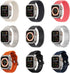 amBand 3 in 1 Metal Case for Apple Watch Series 9/8/7 45mm, Rugged Bumper Protector with Watch Crown and Back Cover