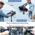 JJC Camera Rain Cover Sleeve for Canon, Nikon, Sony, Fujifilm Mirrorless Cameras with Lens Below 7.1x5.5x9.1”