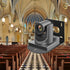 Sumnacon PTZ Camera Bracket Black Universal PTZ Camera Mount Bracket Compatible with for Various PTZ Cameras Solid Metal Wall Mounting PTZ Camera Bracket with Screws for Office,Church by Sumnacon