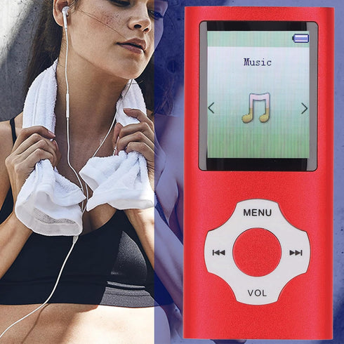Heayzoki MP3 MP4 5.0, 128GB Player with Bluetooth Portable HiFi Lossless Sound Music Player with Speaker, Video Music