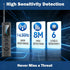 YULUDZSW 5-in-1 Hidden Camera Detector, RF Signal Scanner GPS Tracker Finder, Portable Bug Sweeper Spy Camera Finder
