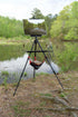 Soho Urban Artist Stone Bag for Tripod or Easel - Black with Red Trim, Weight Bag, Hammock Boom Anchor