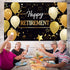 Blulu Extra Large Retirement Party Decorations, Fabric Retire Sign Banner Photo Booth Backdrop with Rope (70.8 x 43.3