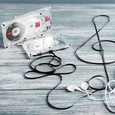 Maxell 90 Cassette 90 5 Pack UR Normal Bias Blank Audio Recording Tape, Low Noise, Minute Recording Time