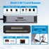 Veeloon 4-in-1 3.0 17/16, Multi OTG SD Card Reader, USB C USB Dual Connector Adapter Simultaneously Read SD MS CF TF