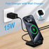 Pixel 9 Wireless Charger, 15W Fast Charging Stand for Google Pixel 9 Pro XL, Android Wireless Phone Charging & QC