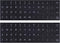CaseBuy English Keyboard Stickers, 2 Pack Replacement Keyboard Letters Sticker with White Font
