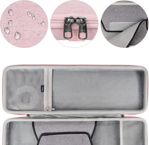 Geekria 65% Keyboard and Mouse Combo Case, Hard Shell Travel Bag for 68 Keys Compact Keyboard, Compatible with YUNZII