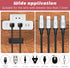 Cable Management Clips, 20 Pcs Black Self-Adhesive Wire Organizers for TV PC Ethernet Cable Under Desk