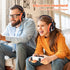 Shop rockpapa Comfort+ Kids Over-Ear Headphones, Wired with Microphone & Volume Control for School, Black/Orange.