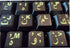 Arabic Keyboard Stickers with Fluorescent Inlays for All Laptop and Desktop Keyboards, Free Magnifier