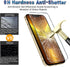 QHOHQ 3 Pack Screen Protector for iPhone 13 Pro 6.1 Inch with Tempered Glass Camera Lens Protector, Ultra HD, 9H