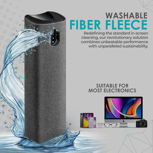 Screen Cleaner Spray and Wipe by Finestic, Electronic Cleaner with Microfiber Cloth for iPhone, TV, Laptop, Monitor
