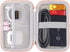 Canboc Carrying Case for MacBook Air Pro Charger, Hard EVA Bag for MagSafe/MagSafe 2 Power Adapter, Rose Gold