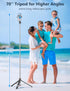 SelfieShow 70'' 360 Magnetic Automatic Selfie Stick Travel Tripod for Cell Phone, Auto Opening Phone Tripod Stand