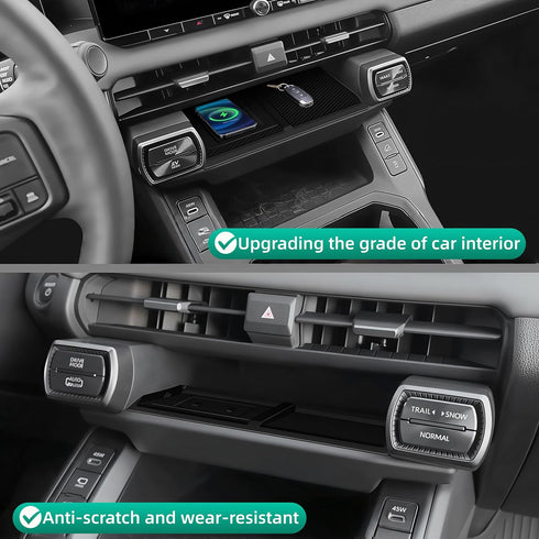 SUMERVOV Center Console Wireless Charging Anti-Slip Mat Phone Charging Area Silicone Pad (Wireless Charging Mat)