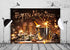 BELECO 5x3ft Fabric Happy New Year Backdrop 2025 New Years Eve Decorations Banner Champagne Fireworks Bokeh
