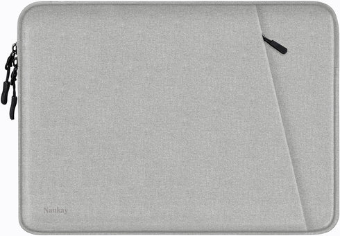 13.3 Inch Laptop Sleeve Case, Shockproof Protective Cover with Accessories Pocket, Compatible with MacBook Air/Pro