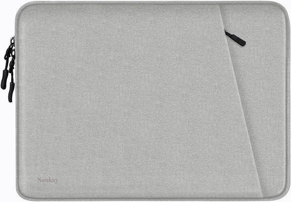 13.3 Inch Laptop Sleeve Case, Shockproof Protective Cover with Accessories Pocket, Compatible with MacBook Air/Pro