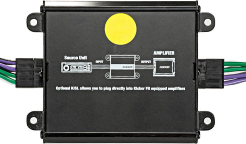 Kicker 46KISLOAD4 K-Series Smart-Radio Interface - Adding Aftermarket Full-Range Amplifier