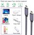 Flat Braided Type C USB 3.1 Adapter Extender Cable, 5 Gbps & 2A, Full Function for Laptop, Tablet, Mobile Phone