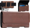 Mopaclle Phone Holster for iPhone SE (2020), iPhone 8 7 6 6s Leather Belt Case with Clip, Compatible with iPhone 12 Mini