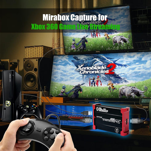 Mirabox Switch,USB3.0 1080P 60FPS 4K@30Hz PS4 PS5 Capture Card for Nintendo Video Audio Capture Card,Support Input