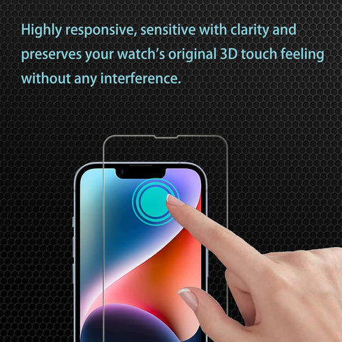 iPhone 14 Back Screen Protector + 2 Front Protectors + Camera Lens Protector, 9H Hardness, Ultra HD, Anti-Scratch -