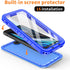 Cozycase Waterproof Case for iPhone SE3/SE2/7/8 - Shockproof Full Body Protection with Built-in Screen Protector (Blue)