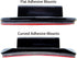 JINGXIN Helmet Mount Adhesive Sticky Curved and Flat Mounts for GoPro Hero 12 11 10 Max 9 8 7 6 5 4 (8 Packs)