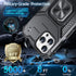 Anqrp iPhone 12 & 12 Pro Case, Military Grade Protective Cover with Enhanced Metal Ring Kickstand, Black