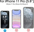 amFilm Glass Screen Protector for iPhone 11 Pro, iPhone XS/X with Easy Installation Tray, Tempered Glass, 3 Pack