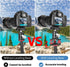 Tripod Head Leveling Base Camera Leveler, Aluminum Alloy 3 Axis Tri Wheel Head with +/-5 Degree Adjustment