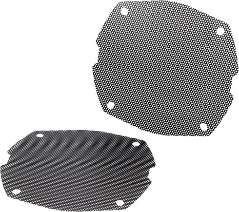 Replacement Front Mesh Speaker Grill Cover for Harley Touring Electra Glide FLHT, Street Glide FLHX 1996-2013