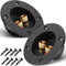 Facmogu 2PCS 3 Inch Round Speaker Box Terminal Cup - 2-Way Binding Post, Power Speaker Plates for DIY Kits