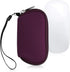 kwmobile Neoprene Case for Apple Magic Mouse 1/2, Soft Pouch Carry Bag, Berry