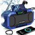 Emergency Radio Hand Crank Solar Power - Portable AM FM NOAA Weather Radio with 5000mAh Rechargeable Battery