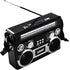 Supersonic SC-1097BT Portable 3 Band Radio with Bluetooth, Flashlight, MP3 Playback